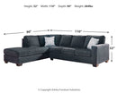 Altari Sleeper Sectional with Chaise - Watson's 87 Furniture (Middlefield,OH)