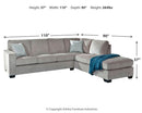 Altari Sleeper Sectional with Chaise - Watson's 87 Furniture (Middlefield,OH)