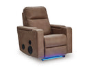 Lorrenton Power Glider Recliner with Audio System - Watson's 87 Furniture (Middlefield,OH)
