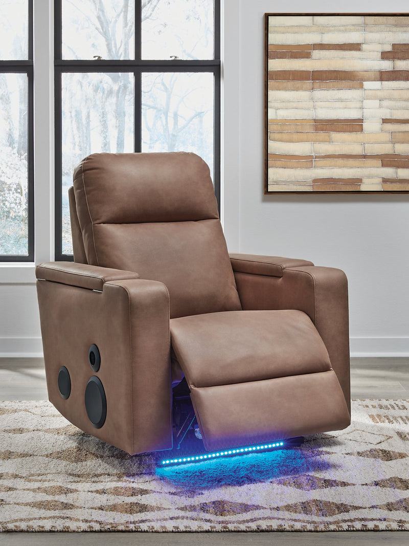 Lorrenton Power Glider Recliner with Audio System - Watson's 87 Furniture (Middlefield,OH)