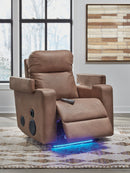 Lorrenton Power Glider Recliner with Audio System - Watson's 87 Furniture (Middlefield,OH)