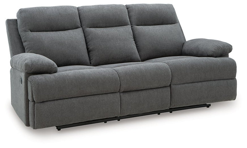 Side-Swipe Reclining Sofa with Drop Down Table - Watson's 87 Furniture (Middlefield,OH)