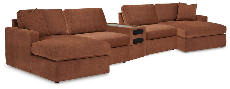 Modmax 5 Piece Sectional with Audio Console - Watson's 87 Furniture (Middlefield,OH)