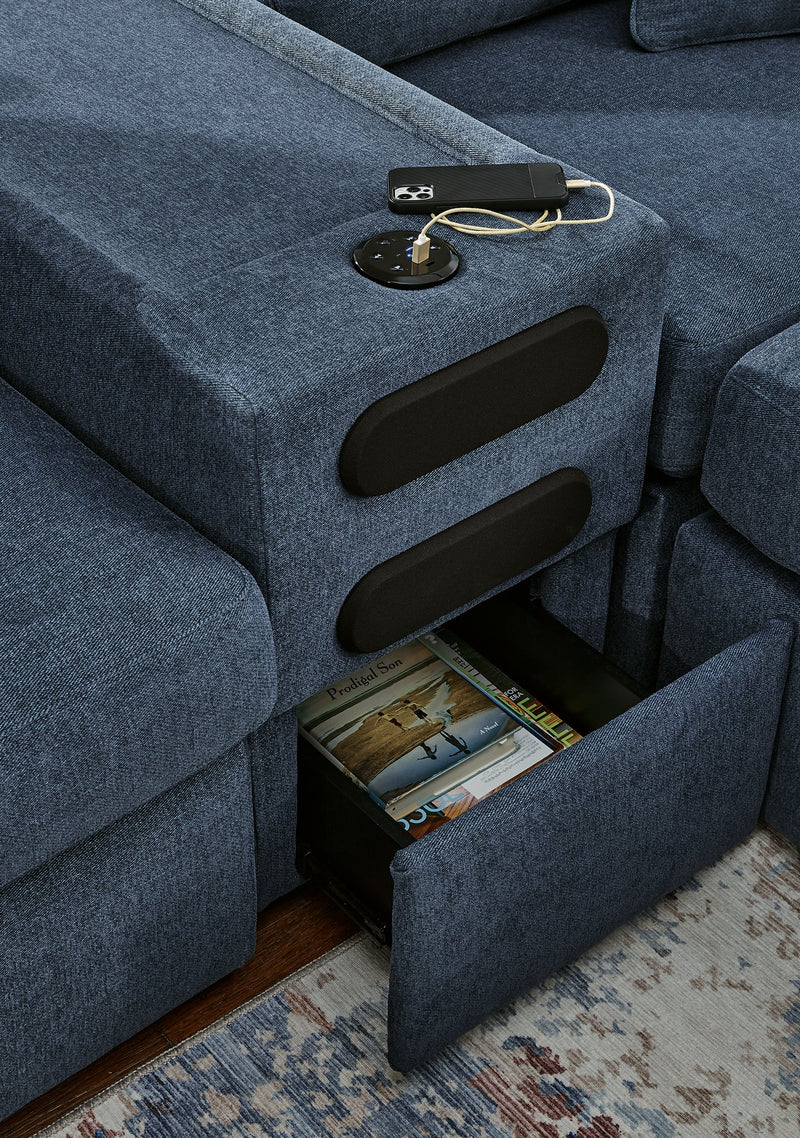 Modmax Sectional with Audio Console - Watson's 87 Furniture (Middlefield,OH)