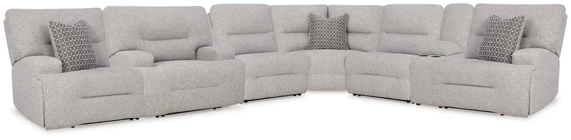 Acklen Place Power Reclining Sectional - Watson's 87 Furniture (Middlefield,OH)