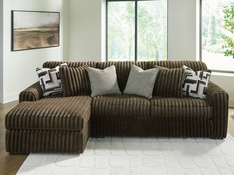 Midnight-Madness Sectional Sofa with Chaise - Watson's 87 Furniture (Middlefield,OH)