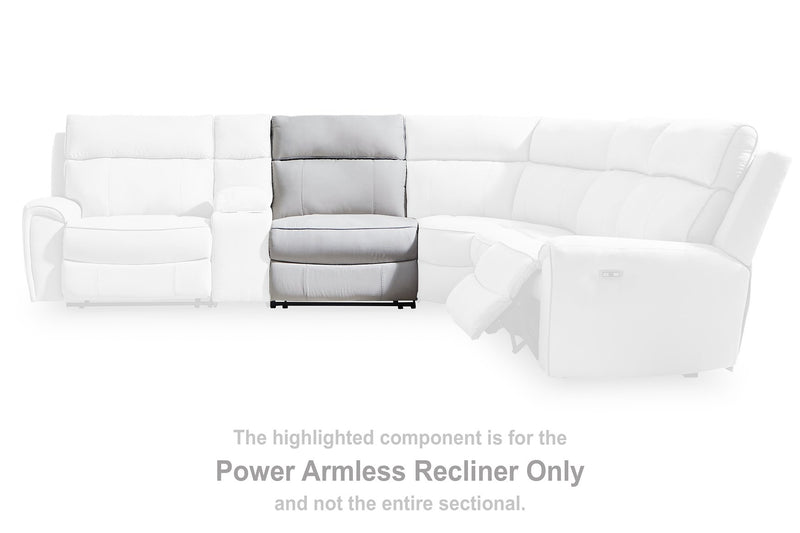 Social Pointe Reclining Sectional with Storage Console - Watson's 87 Furniture (Middlefield,OH)