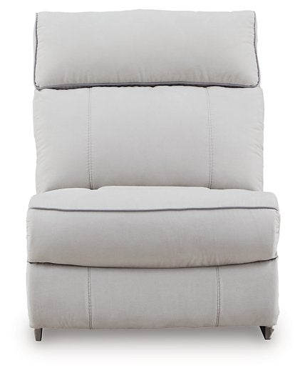Social Pointe Reclining Sectional with Storage Console - Watson's 87 Furniture (Middlefield,OH)