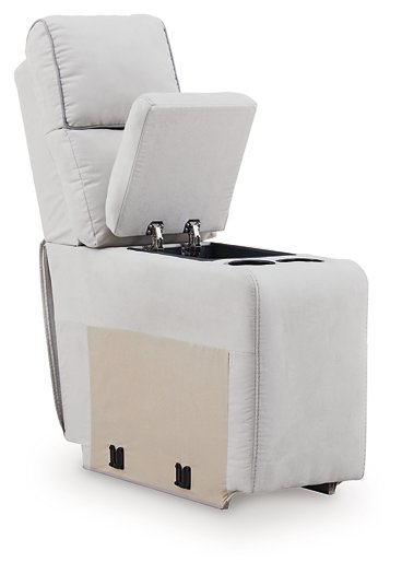 Social Pointe Reclining Sectional with Storage Console - Watson's 87 Furniture (Middlefield,OH)