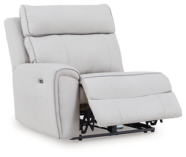 Social Pointe Reclining Sectional with Storage Console - Watson's 87 Furniture (Middlefield,OH)