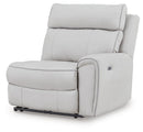 Social Pointe Reclining Sectional with Storage Consoles
