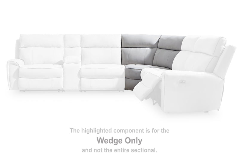 Social Pointe Reclining Sectional with Storage Console - Watson's 87 Furniture (Middlefield,OH)