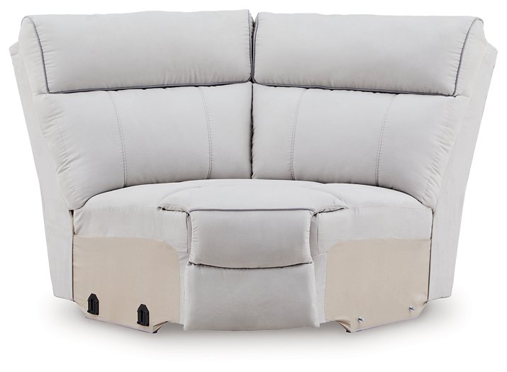 Social Pointe Reclining Sectional with Storage Console - Watson's 87 Furniture (Middlefield,OH)