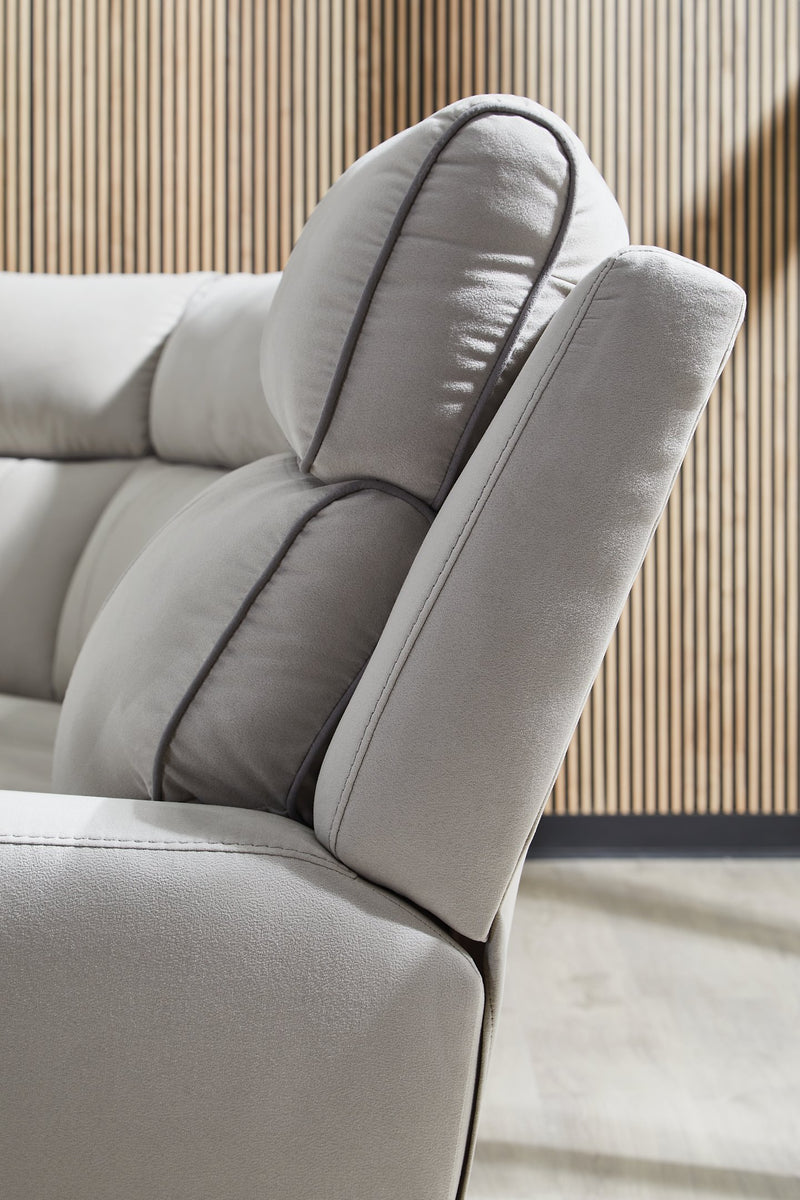 Social Pointe Reclining Sectional with Storage Console - Watson's 87 Furniture (Middlefield,OH)