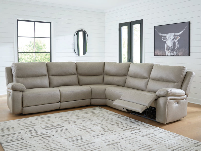 Narwhal Place Power Reclining Sectional - Watson's 87 Furniture (Middlefield,OH)