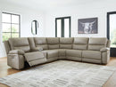 Narwhal Place Reclining Sectional with Storage Console