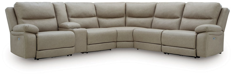 Narwhal Place Reclining Sectional with Storage Console - Watson's 87 Furniture (Middlefield,OH)