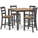 Gesthaven Counter Height Dining Table and 4 Barstools (Set of 5) - Watson's 87 Furniture (Middlefield,OH)