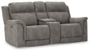 Next-Gen DuraPella Power Reclining Loveseat with Console - Watson's 87 Furniture (Middlefield,OH)