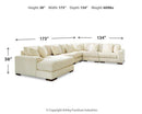 Lindyn Sectional with Chaise - Watson's 87 Furniture (Middlefield,OH)