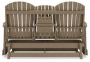 Hyland wave Outdoor Glider Loveseat - Watson's 87 Furniture (Middlefield,OH)