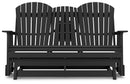 Hyland wave Outdoor Glider Loveseat - Watson's 87 Furniture (Middlefield,OH)