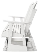 Hyland wave Outdoor Glider Loveseat - Watson's 87 Furniture (Middlefield,OH)