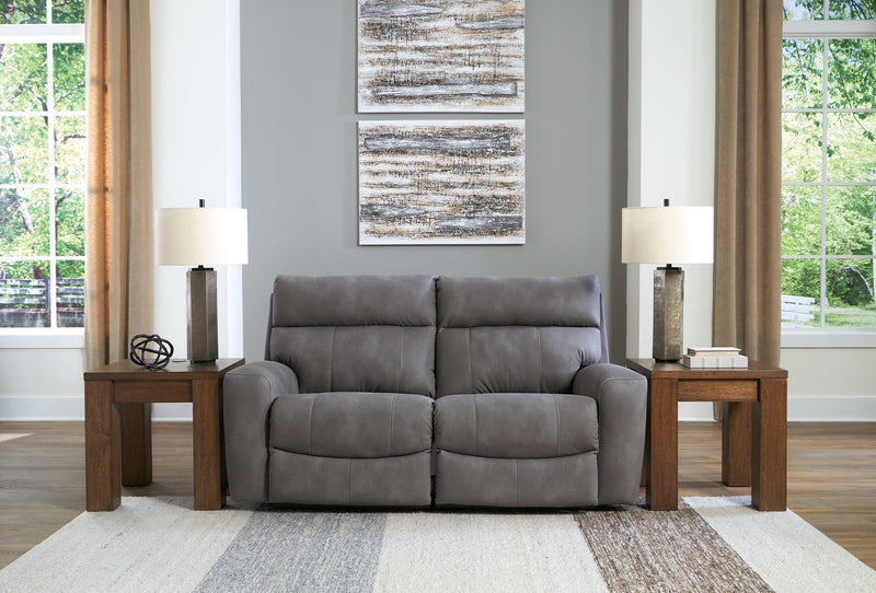 Next-Gen DuraPella Power Reclining Sectional Loveseat - Watson's 87 Furniture (Middlefield,OH)