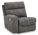 Next-Gen DuraPella Power Reclining Sectional Loveseat - Watson's 87 Furniture (Middlefield,OH)