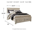 Bellaby Bed with 2 Storage Drawers - Watson's 87 Furniture (Middlefield,OH)