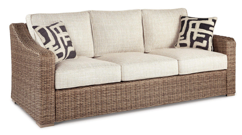 Beachcroft Outdoor Sofa, Lounge Chairs and Fire Pit - Watson's 87 Furniture (Middlefield,OH)