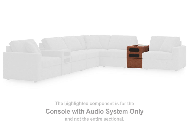 Modmax 5 Piece Sectional with Audio Console - Watson's 87 Furniture (Middlefield,OH)