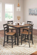 Gesthaven Counter Height Dining Table and 4 Barstools (Set of 5) - Watson's 87 Furniture (Middlefield,OH)