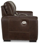 Alessandro Power Reclining Loveseat with Console - Watson's 87 Furniture (Middlefield,OH)