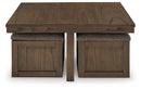 Boardernest Coffee Table with 4 Stools - Watson's 87 Furniture (Middlefield,OH)
