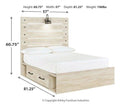 Cambeck Youth Bed with 2 Storage Drawers - Watson's 87 Furniture (Middlefield,OH)
