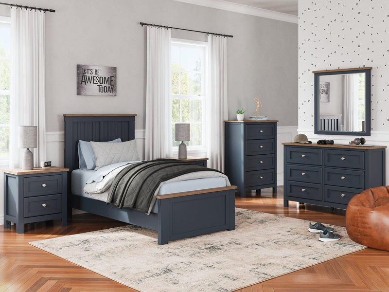 Landocken Dresser and Mirror - Watson's 87 Furniture (Middlefield,OH)