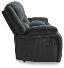 Draycoll Reclining Loveseat with Console - Watson's 87 Furniture (Middlefield,OH)