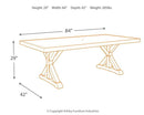 Beachcroft Outdoor Dining Table - Watson's 87 Furniture (Middlefield,OH)