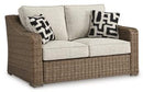 Beachcroft Outdoor Loveseat with Cushion - Watson's 87 Furniture (Middlefield,OH)