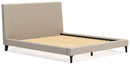 Cielden Upholstered Bed with Roll Slats - Watson's 87 Furniture (Middlefield,OH)