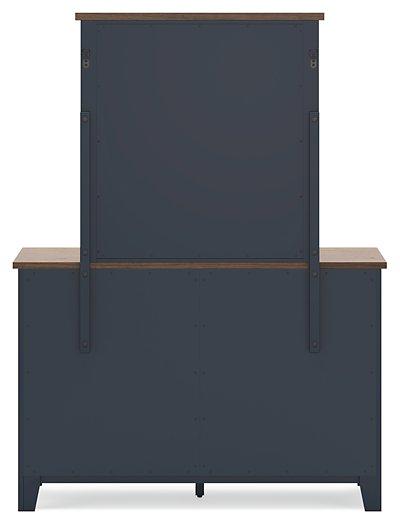 Landocken Dresser and Mirror - Watson's 87 Furniture (Middlefield,OH)