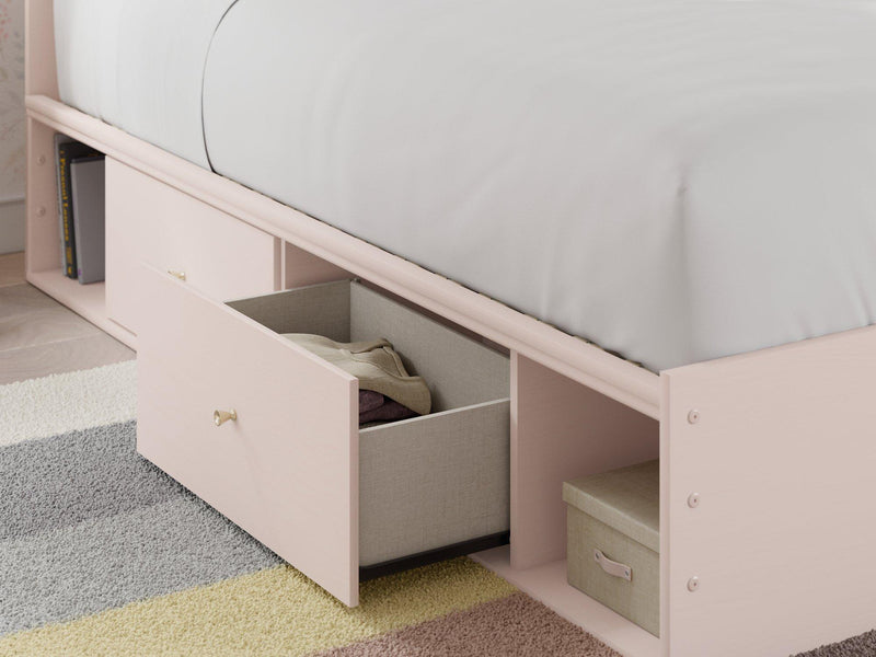 Wistenpine Upholstered Bed with Storage - Watson's 87 Furniture (Middlefield,OH)