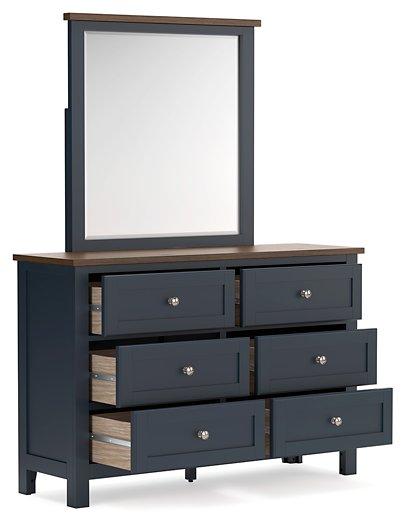 Landocken Dresser and Mirror - Watson's 87 Furniture (Middlefield,OH)