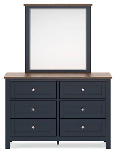 Landocken Dresser and Mirror - Watson's 87 Furniture (Middlefield,OH)