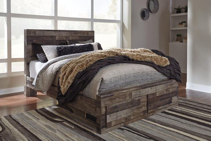 Derekson Bed with 2 Side Storage - Watson's 87 Furniture (Middlefield,OH)
