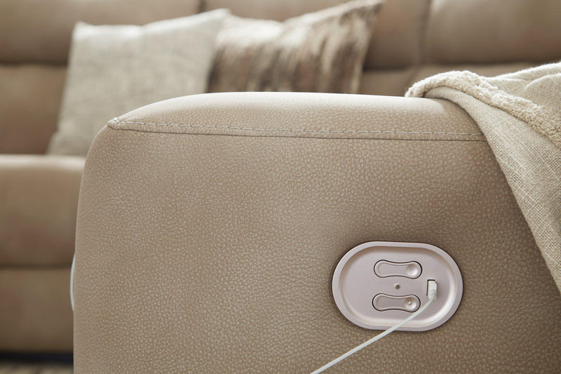 Next-Gen DuraPella Power Reclining Sectional - Watson's 87 Furniture (Middlefield,OH)