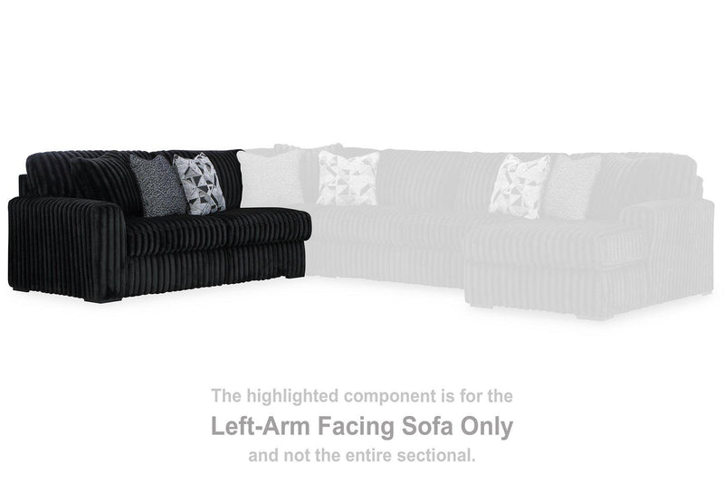 Midnight-Madness Sectional Sofa with Chaise - Watson's 87 Furniture (Middlefield,OH)