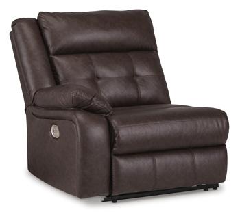 Punch Up Power Reclining Sectional Loveseat with Console - Watson's 87 Furniture (Middlefield,OH)