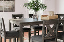 Caitbrook Counter Height Dining Table and Bar Stools (Set of 7) - Watson's 87 Furniture (Middlefield,OH)